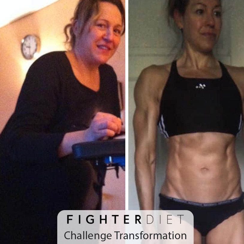 fighterdiet before and after