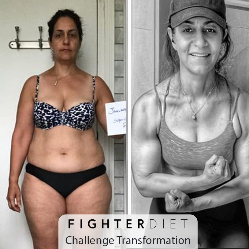 fighterdiet before and after