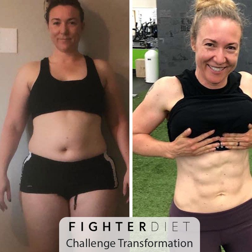 fighterdiet before and after