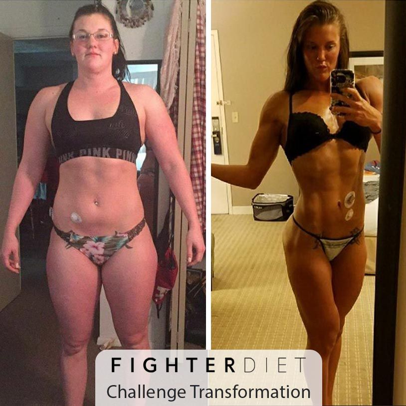 fighterdiet before and after