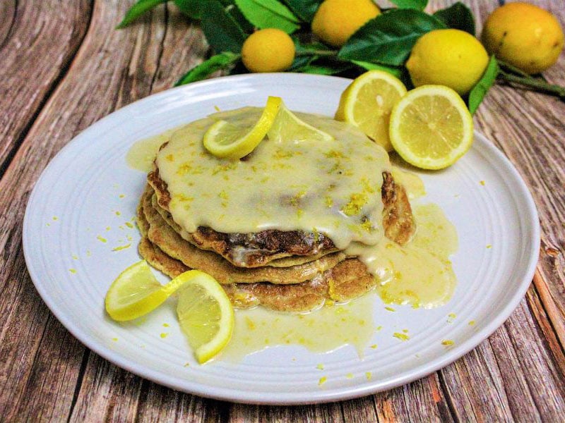 Lemon-Flax-Pancakes