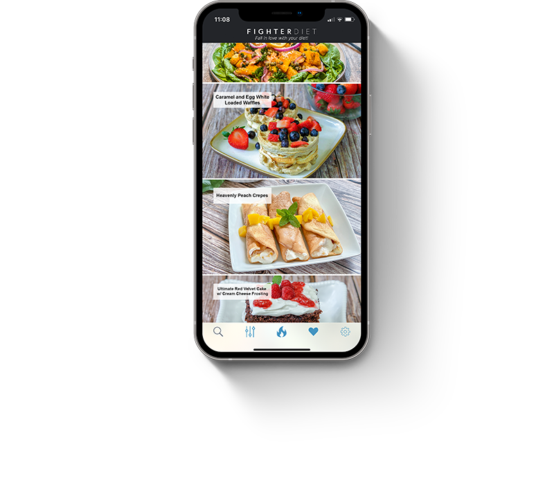 fighterdiet recipe app