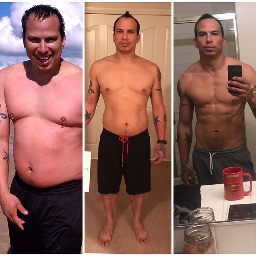 fighter diet before and after